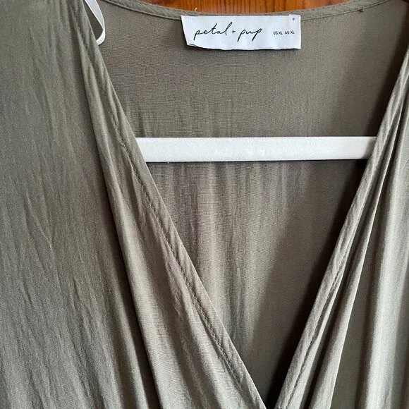 Petal and Pup Barker Dress in Olive, XL - Picture 3 of 3